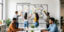 Geschäftsmodell-Canvas: Grundlagen, Anwendung und Beispiele für Startups