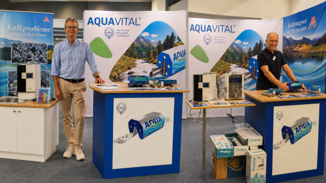 Aquavital startet 2026: Stromloser Kalkschutz auf Herbstmessen im Fokus