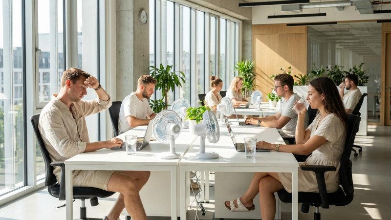 Klimatisierung im Büro: Produktivität schützen bei Sommerhitze