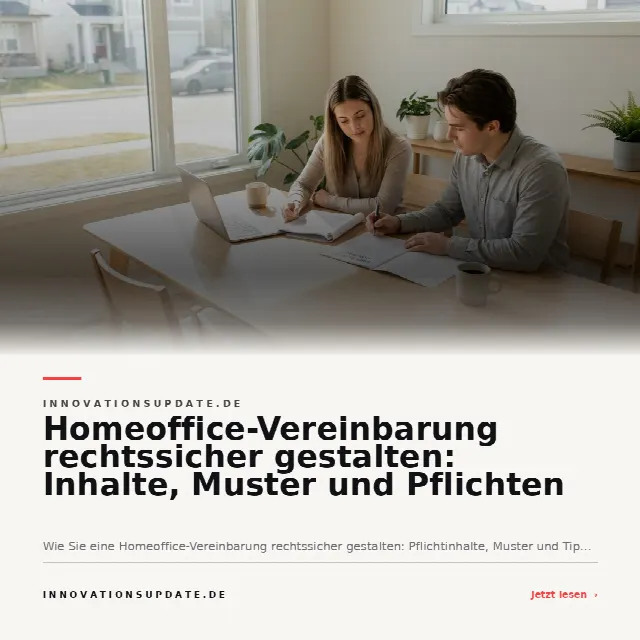 Share-Card fuer Homeoffice-Vereinbarung rechtssicher gestalten: Inhalte, Muster und Pflichten