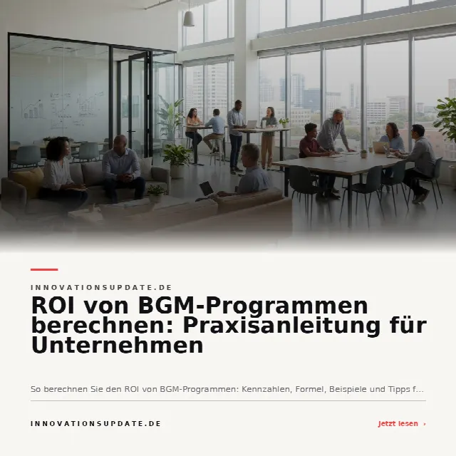 Share-Card fuer ROI von BGM-Programmen berechnen: Praxisanleitung für Unternehmen